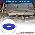 thumbnail image 2 of Manguera de vacío de silicona Unique Bargains para línea de vacío automotriz, alta temperatura, 15Ft, 1/16" 2mm ID, 2.5mm de grosor, 1 pieza azul, presión máxima de 130PSI, 2 of 6