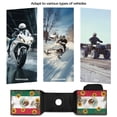 thumbnail image 5 of Uorisanigo ATV Tank Top Saddle Bag Waterproof Leopard Print Mexican Flag Snowmobiles Motorcycles Front Accessories Universal Storage Pack Fit for ATVs Dirt Bike Snowmobile, 5 of 7