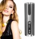 thumbnail image 1 of Rizador de cabello inalámbrico, rizador de cabello automático recargable con pantalla LED de temperatura, varita rizadora portátil de apagado automático para peinar el cabello en cualquier momento Adepaton 2036089-2, 1 of 7