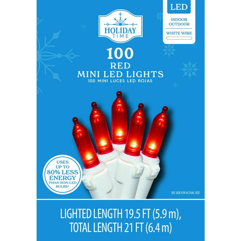 Holiday time led blue mini lights outlet