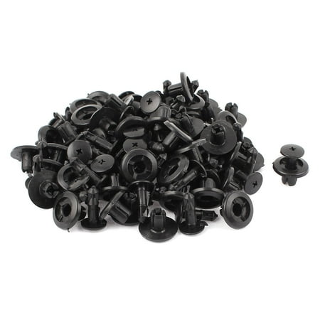 Unique Bargains 60Pcs 8mm Hole 20mm Head Screw Fender Body Door Trim Panel Fastener Clips