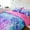 Blue Purple, variant on URBONUR 3 Pieces Mermaid Full Bedding Sets for Girls, Glitter Mermaid Tail Comforter Decor Fish Scale Kids Comforter Set, Colorful Rainbow Bed Comforter Set with Pillowcases