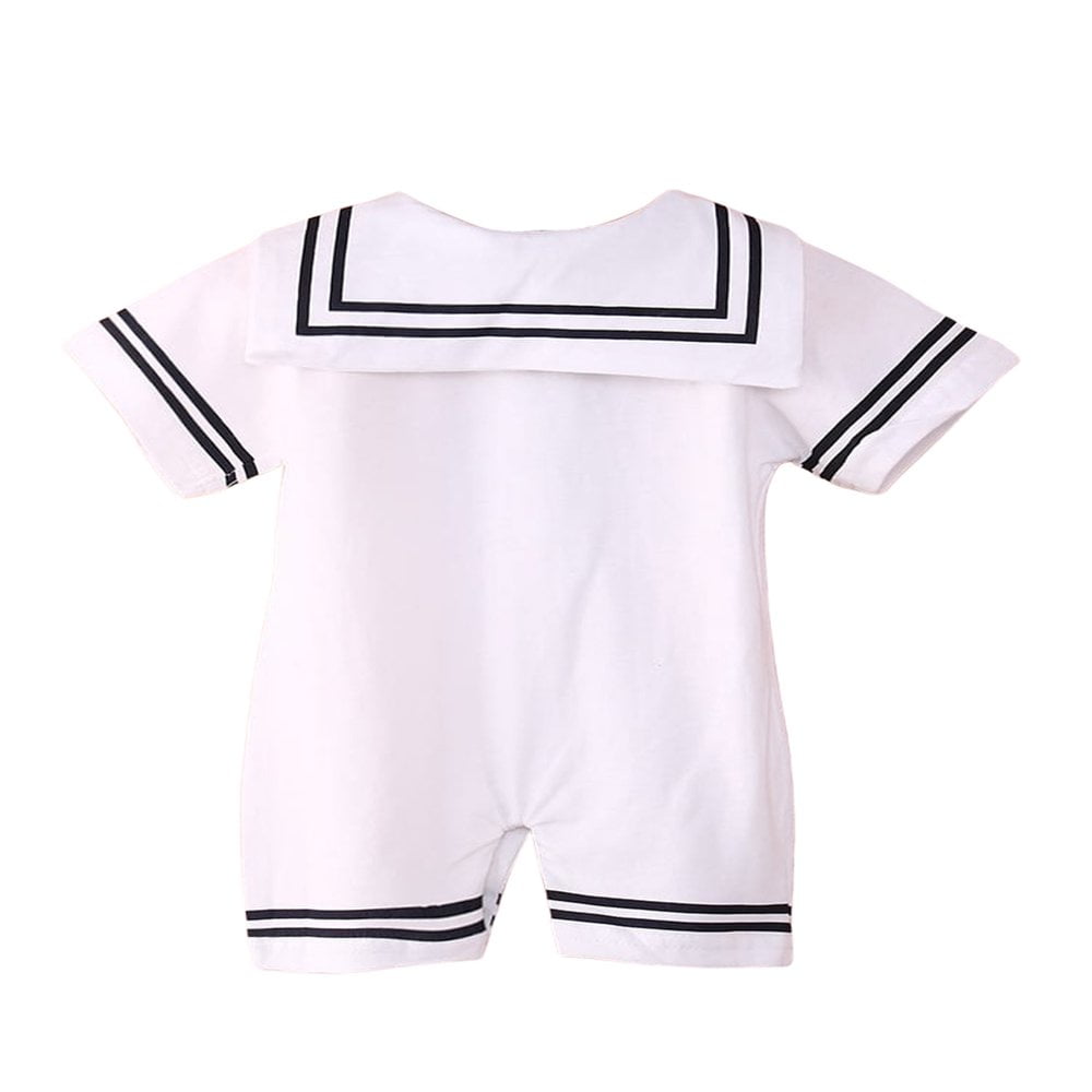 Baby Boy Cotton Outfits Sailor Romper Newborn Infant One piece Clothes Walmart