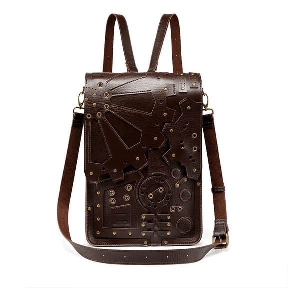 Steampunk Leather Bag Halloween Gothic Retro Crossbody Bags