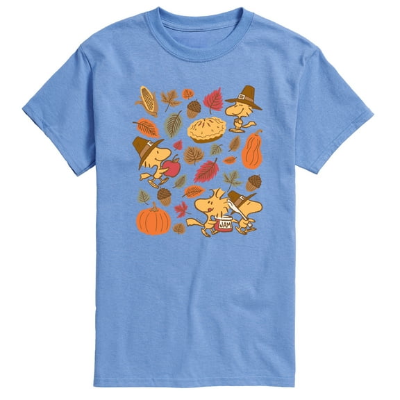 Peanuts - Thanksgiving Woodstocks - Men's Short Sleeve Graphic T-Shirt