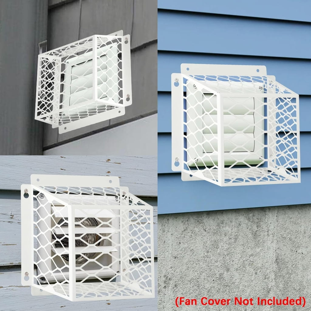 2Pcs Carbon Steel Dryer Vents Bird Guard Dryer Vents Bird Protective Cover Drying System Protector Easy to Use