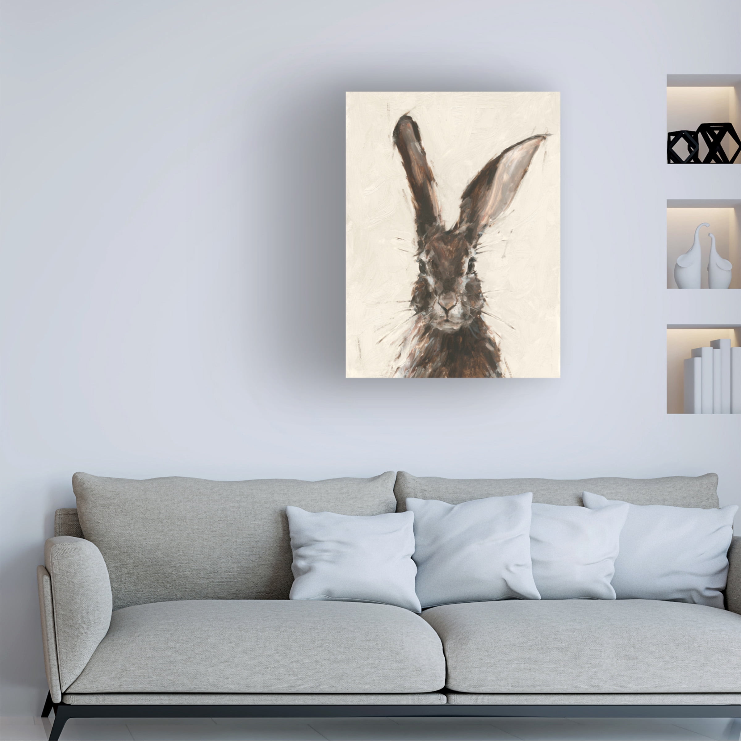 Ethan Harper 'European Hare II' Canvas Art