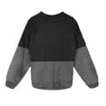 thumbnail image 5 of Fanxing 1/4 Zip Pullover for Women Fleece Lined Long Sleeve Sweatshirt Casual Plush Fluffy Zipper Pullovers Tops Activewear S/M/L/XL/XXL/XXXL/XXXXL/XXXXXL, 5 of 6