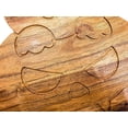 thumbnail image 6 of Acacia Wood Cute Halloween Pumpkin & Cat Cutting Board with Grooves for Festive Decor and Appetizer Serving Tray (13.75"L x 11.65"W), 6 of 6