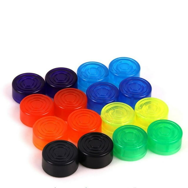 Becaristey 10 Pcs Interrupteur à Pied pour Guitare Facile et Pratique Rouge