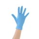 thumbnail image 1 of Guantes médicos desechables de nitrilo, sin polvo, azules, talla M (paquete de 100 piezas), 1 of 5