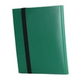 thumbnail image 3 of 4 Pockets Trading Card Carrying Binder Card Books Card Holder Folders for Game Cards Sports Cards Card Protective Sleeves Card Collection Binder green, 3 of 8