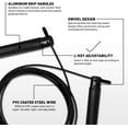 thumbnail image 3 of RDX Skipping Rope Adjustable Steel Gym Jump Speed Lose Weight Gymnastics Fitness MMA Boxing Jumping Metal Cable Training Workout Exercise, 3 of 7