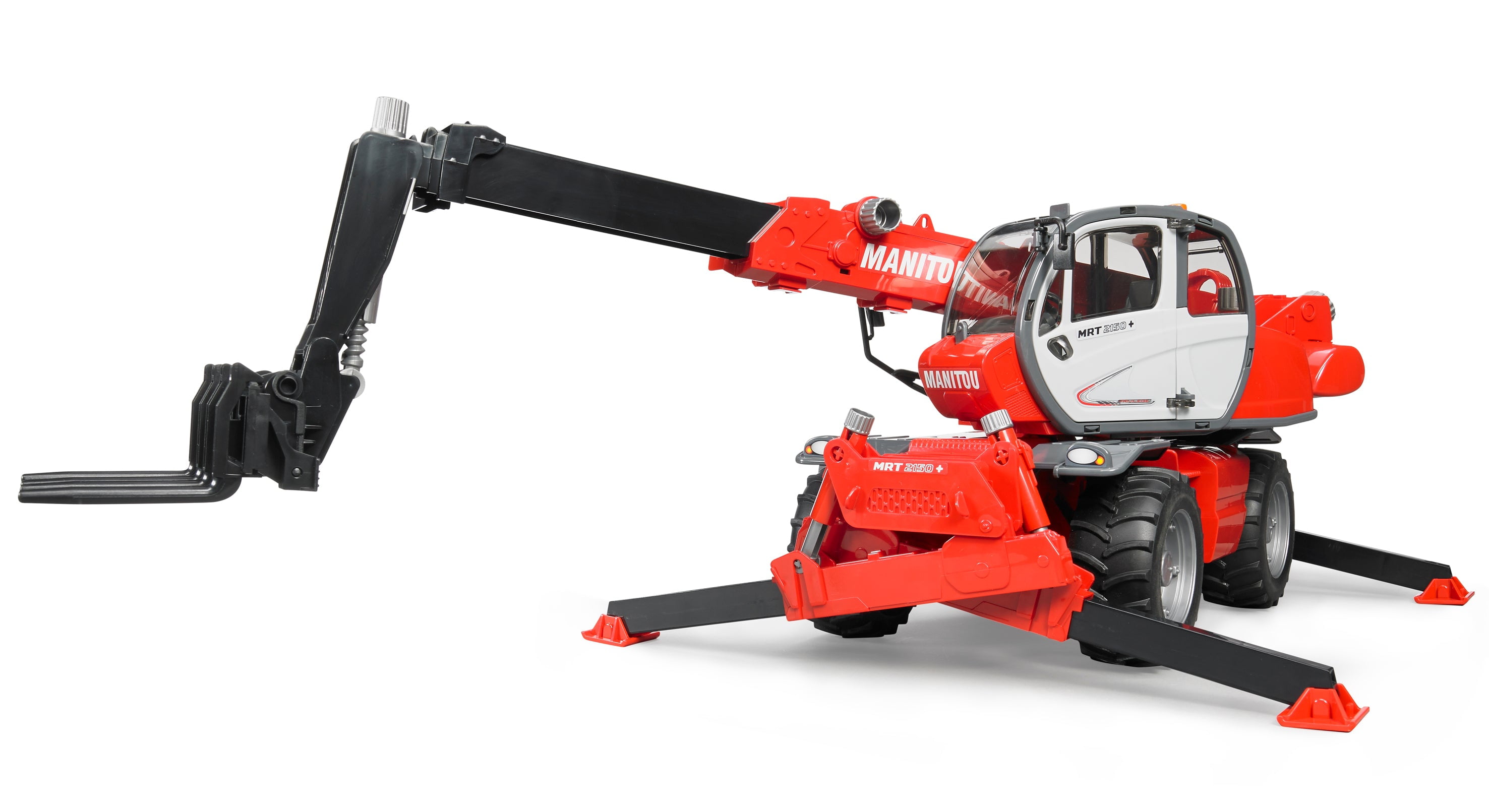 Bruder 1 16 Manitou Telehandler MRT 2150 with Attachments