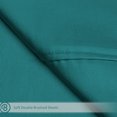 thumbnail image 4 of Bare Home Premium 1800 Ultra-Soft Microfiber Collection Sheet Set - Double Brushed - Hypoallergenic - Wrinkle Resistant - Deep Pocket, Queen, Emerald, 4 of 7