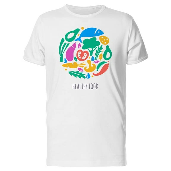 Healthy Food Collage Tee Men's -Image by Shutterstock