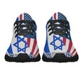 thumbnail image 5 of We Stnd With Israel American flag Shoes Sneakers Black Size 9.5, 5 of 7