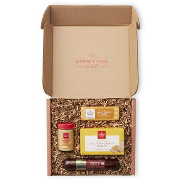 Hickory Farms Signature Beef Sampler, 4 Pieces | Summer Sausage and Cheese Gift Under $25