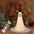 thumbnail image 3 of Wireless Halloween Decor,Remote Ghost Lamp with 2.1m Pole,Courtyard Party LED Light,Outdoor Garden Ornament,Waterproof Spooky Decoration, 3 of 7
