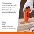 thumbnail image 3 of Atornillador Inalambrico  De 3.6v, Kit De 46 Piezas, Naranja, 3 of 5