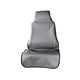 thumbnail image 3 of Funda protectora universal para asiento trasero de coche de perro, para camionetas y coches. Gris, 3 of 7