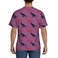 thumbnail image 3 of Bixox Men's Leopard Print Printed Short Sleeve Skinny Athletic T-Shirt, 3 of 6