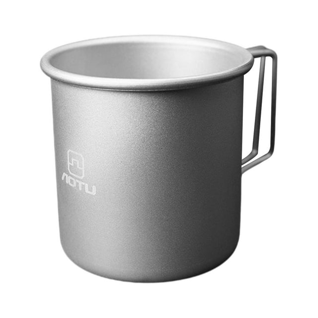 Taza de camping Sunnimix al aire libre 300ml Plata