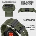 thumbnail image 2 of Pulseras de reloj Amband compatibles con Apple Watch de 45 mm, color verde, 2 of 6