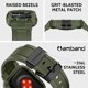 thumbnail image 2 of Pulseras de reloj Amband compatibles con Apple Watch de 45 mm, color verde, 2 of 6