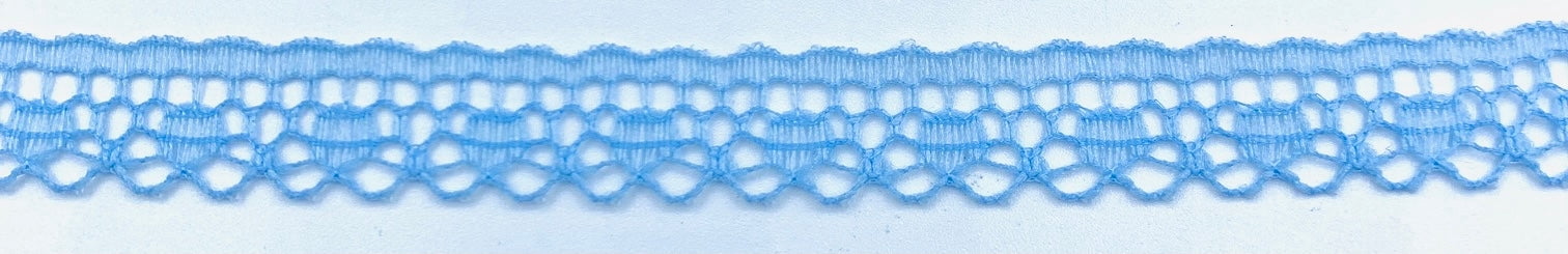 Zen Blue 7/16" Fine Baby Lace