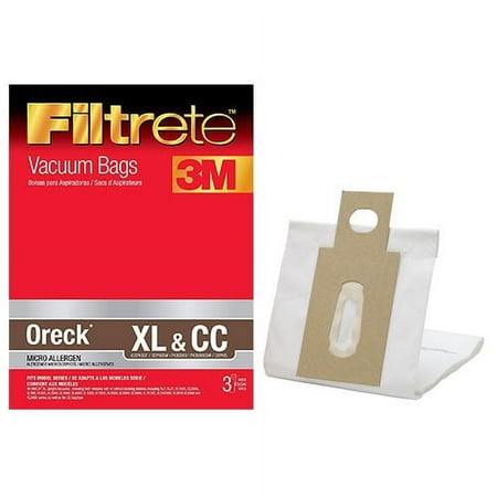 3M - Filtrete Micro Allergen Vacuum Bag for Select Oreck XL Upright Vacuums - White