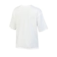 thumbnail image 2 of NCAA Women's Ohio State Buckeyes White Short Sleeve Boxy Tee with Hi-Lo Hem, 2 of 2