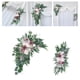 thumbnail image 1 of Botín de 2 uds Yotijar Arreglo Floral Decorativo Artificial Rosado Corona de flores, 1 of 10