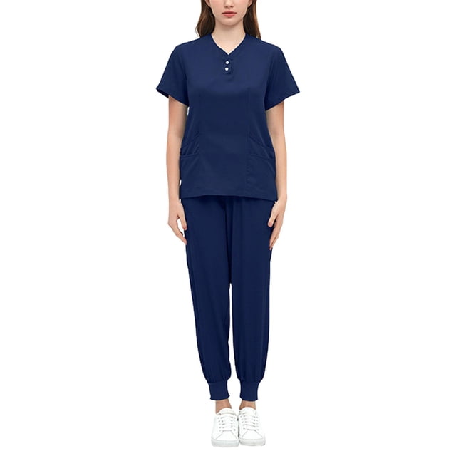 Conjunto de pantalones para mujer, traje para el trabajo de enfermera, transpirable, lavable a máquina, para el cuidado de la salud, cuidado de