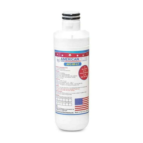 AFC® #AFC-RF-L7, Compatible with LG® Lt1000pc Refrigerator Water Filter Made in USA -1 Filter