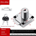 thumbnail image 5 of Cerradura para Cajón de Escritorio de Oficina, de Aleación de Zinc, Antirrobo para Muebles, Cerradura para Puerta de Armario, Cerradura para Archivador, Llave con Núcleo Corto, 5 of 5