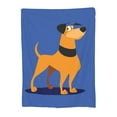 thumbnail image 1 of Cute Puppy Buddy Pattern Throw Blanket, Super Soft Anti-Pilling Flannel Bed Blankets, 80"x60", 1 of 8