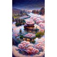 thumbnail image 1 of Cuadros Decorativos Chateau Montrose 5D DIY Diamond Painting Kits Full Round Drill Wall Decor (Y679) Likrtyny embutido en tela, 1 of 8