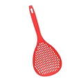 thumbnail image 1 of Strainer Long Handle Heat-resistant Kitchen Skimmer Sifter Plastic Cooking Sieve Scoop Spoon, Red, 1 of 7