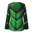 thumbnail image 5 of Qepwsc Top Shirts for Women V Neck Pullover Tops Long Sleeve Going Out Tops Basic Blouse Tees Top 2025 Gradient Sweatshirt Loose Fits Holiday TShirt Fall Trend Outfits S_XXXXXL, 5 of 5