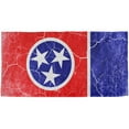 thumbnail image 1 of Tennessee Vintage Distressed State Flag All Over Beach Towel, 1 of 1