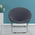 thumbnail image 3 of Easy To Chair For Folding Fits Slipcover For Easy Washable Stretch Jacquard Moon And Slipcover Easy To Clean In Various Colors Chair Fits black dark Grey, 3 of 9