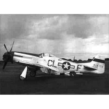 - P-51D of the 55th Fighter Group, based at RAF Wormingford, England. Poster Print 24 x 36