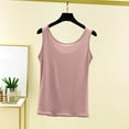 thumbnail image 6 of fheaev Tank Tops for Women Summer Solid Color Round Neck Sleeveless Top Loose Shirts Slim Basic Tee Shirts Undershirt Pajama Tops, 6 of 7