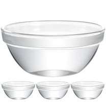 4pc Glass Ramekins Mini Prep Bowls for Home Restaurant