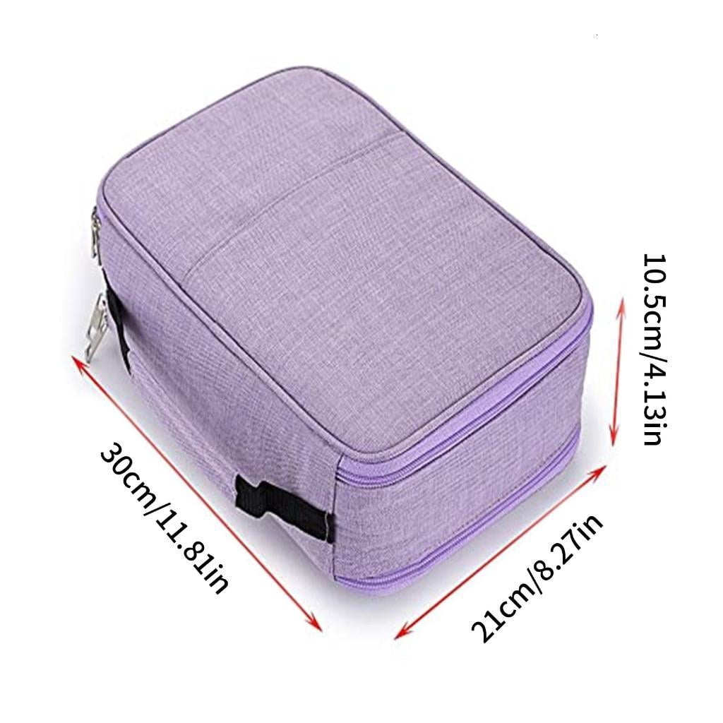 Giaone 300 Slots Coloured Pencils Storage Bag Large Capacity Pencil Case with Handle