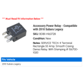 thumbnail image 2 of Accessory Power Relay - Compatible with 2010 Subaru Legacy, 2 of 2