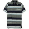 thumbnail image 1 of Ecko Unltd. Polo de rugby a rayas para hombre, gris, grande, 1 of 1