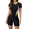 thumbnail image 1 of Bikini pour Femmes - Mode Décontractée Fermeture à Glissière Serré Sports Plage Course Rayé Maillot de Bain, Bikini Grande Taille pour Femmes, 1 of 8