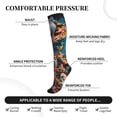 thumbnail image 3 of Bixox Whimsical Animal Spiral Print Compression Socks,Compression Socks Women & Men Circulation for Medical,Running,Athletic, 3 of 7